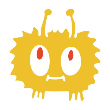 el çekilmiş ilginç karikatür uzaylı yaratık