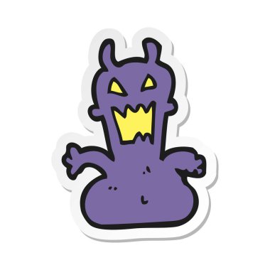 etiket bir karikatür küçük yabancı