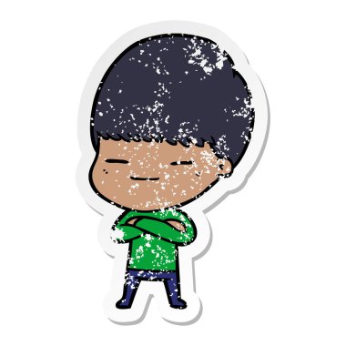 bir çizgi film kendini beğenmiş çocuk sıkıntılı etiket