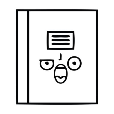 Çizim karikatür defter