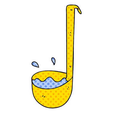 çizgi roman tarzı ilginç karikatür Kepçe 