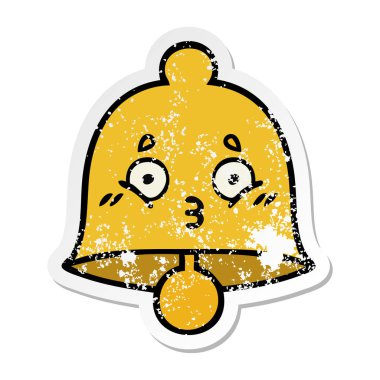 sevimli çizgi Bell'in sıkıntılı etiket