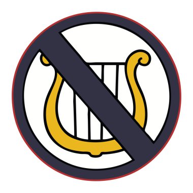 sevimli çizgi işareti yok harps izin