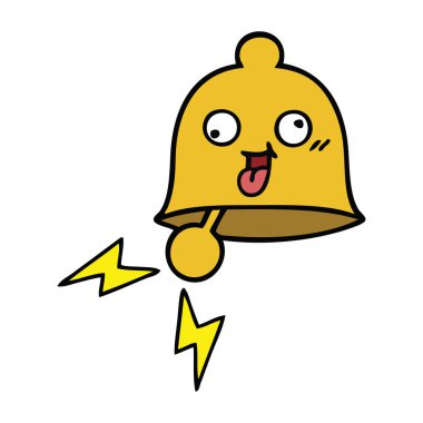 sevimli çizgi zil çan