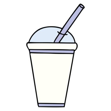 ilginç el karikatür meşrubat çekilmiş