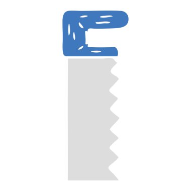 elle çizilmiş karikatür doodle bir metal gördüm