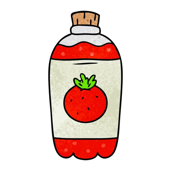 Desenho animado texturizado doodle de laranja pop —  Vetores de Stock