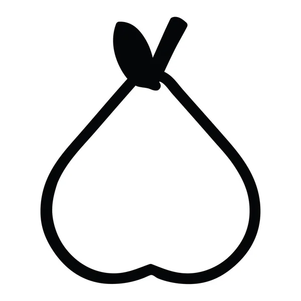 Символ Органической Груши — стоковый вектор