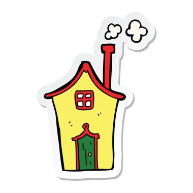 bir çizgi film ev etiket