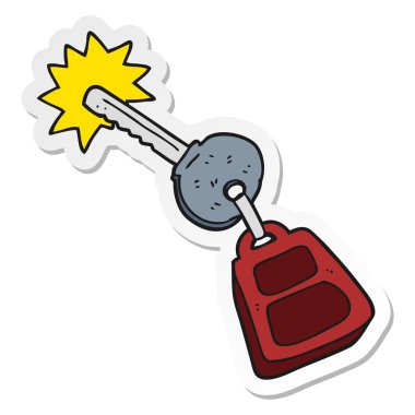 bir çizgi film anahtar etiket