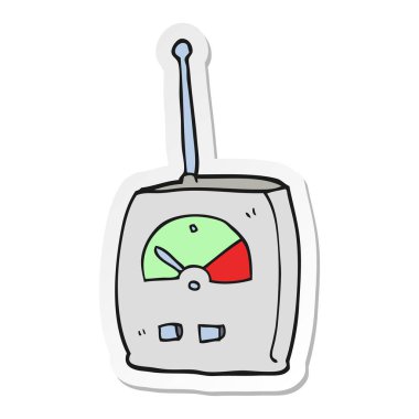 bir çizgi film bilim ekipman etiket