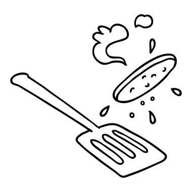 el çizim için çizilmiş doodle bir burger saygısız