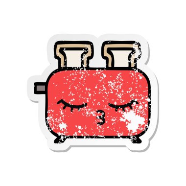 sevimli çizgi dolusu sıkıntılı etiket