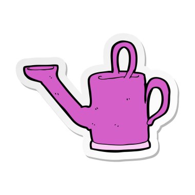 sulama olabilir çizgi film etiketi