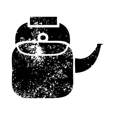 bir çaydanlık tencere sıkıntılı sembolü