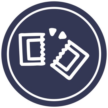 film bilet dairesel simgesi