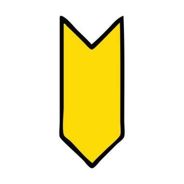 karton madalya şerit, vektör çizim