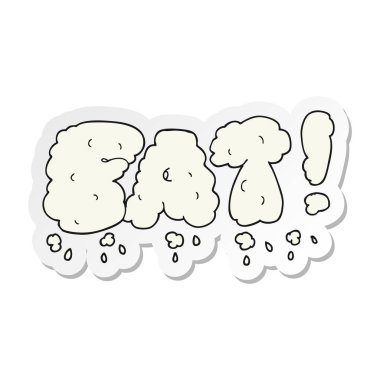 etiket bir çizgi film şişman sembol