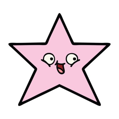 sevimli çizgi yıldız balık