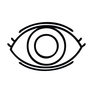 Çizim karikatür bir göz