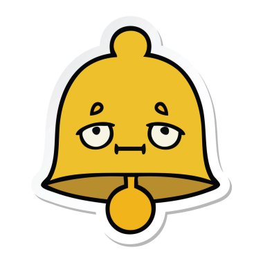 sevimli çizgi Bell'in etiket