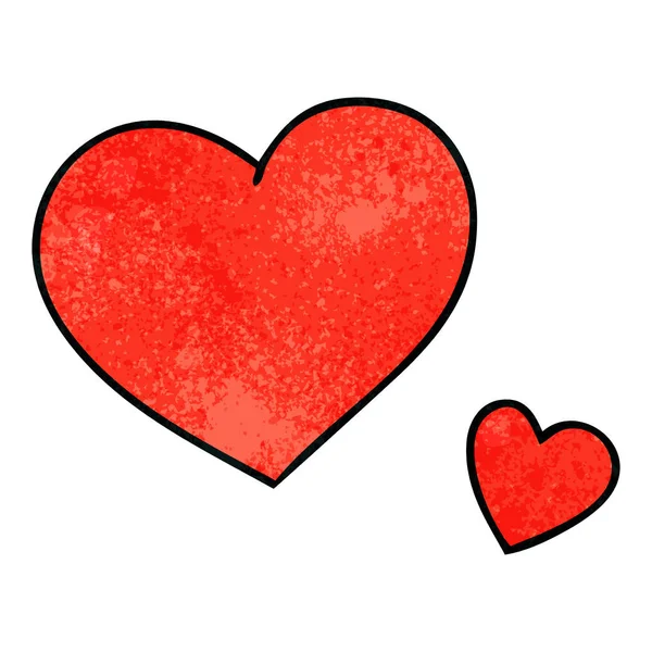Ιδιόμορφη χέρι καρτούν ροζ καρδιές — Διανυσματικό Αρχείο