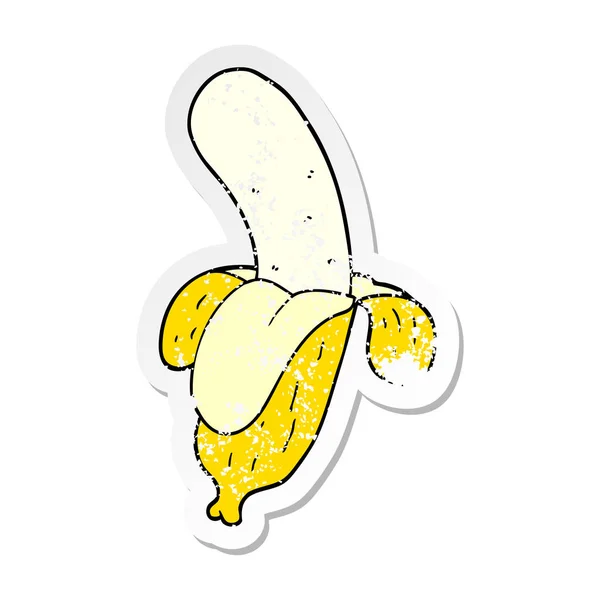 Trudnej sytuacji naklejki cartoon Banana — Wektor stockowy