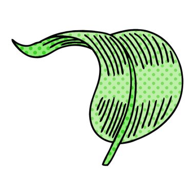 çizgi roman tarzı ilginç çizgi film yaprak üfleme