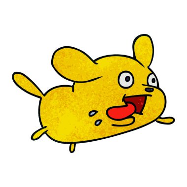 şirin kawaii köpek dokulu çizgi film