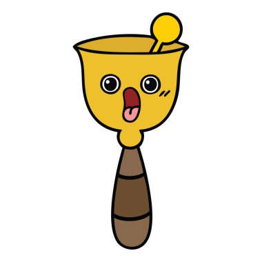 okul zili sevimli çizgi