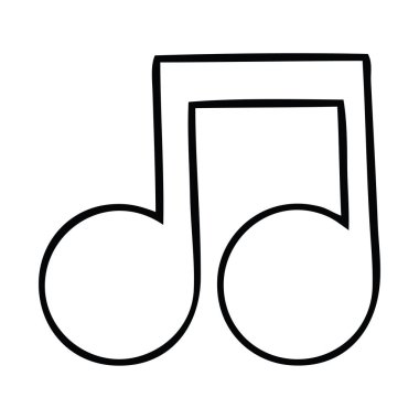 çizgi çizme çizgi film müzik notası