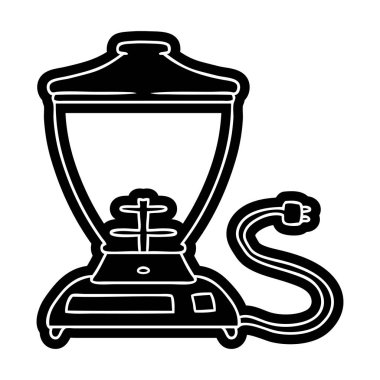 bir gıda blender çizim karikatür simgesi