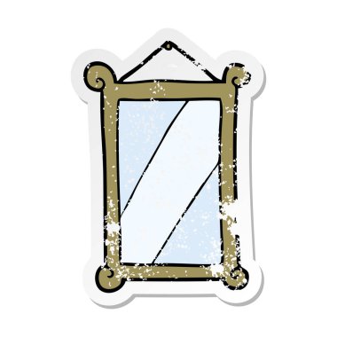 bir çizgi film ayna sıkıntılı etiket