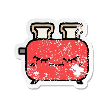 sevimli çizgi dolusu sıkıntılı etiket