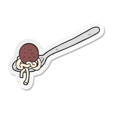 bir çizgi film köfte etiket