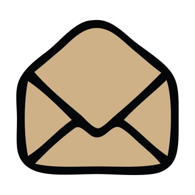 sevimli çizgi kağıt zarf