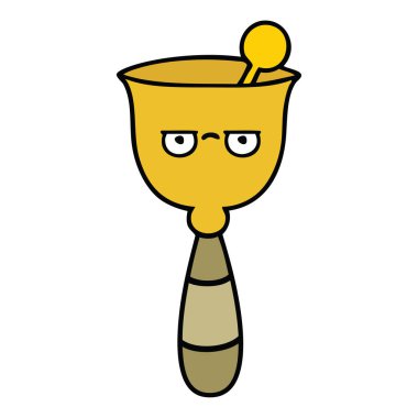 okul zili sevimli çizgi