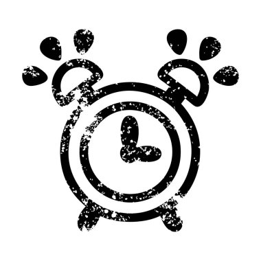 zil çalar saat sıkıntılı simgesi simgesi