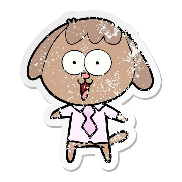 sevimli çizgi köpeklerin sıkıntılı etiket