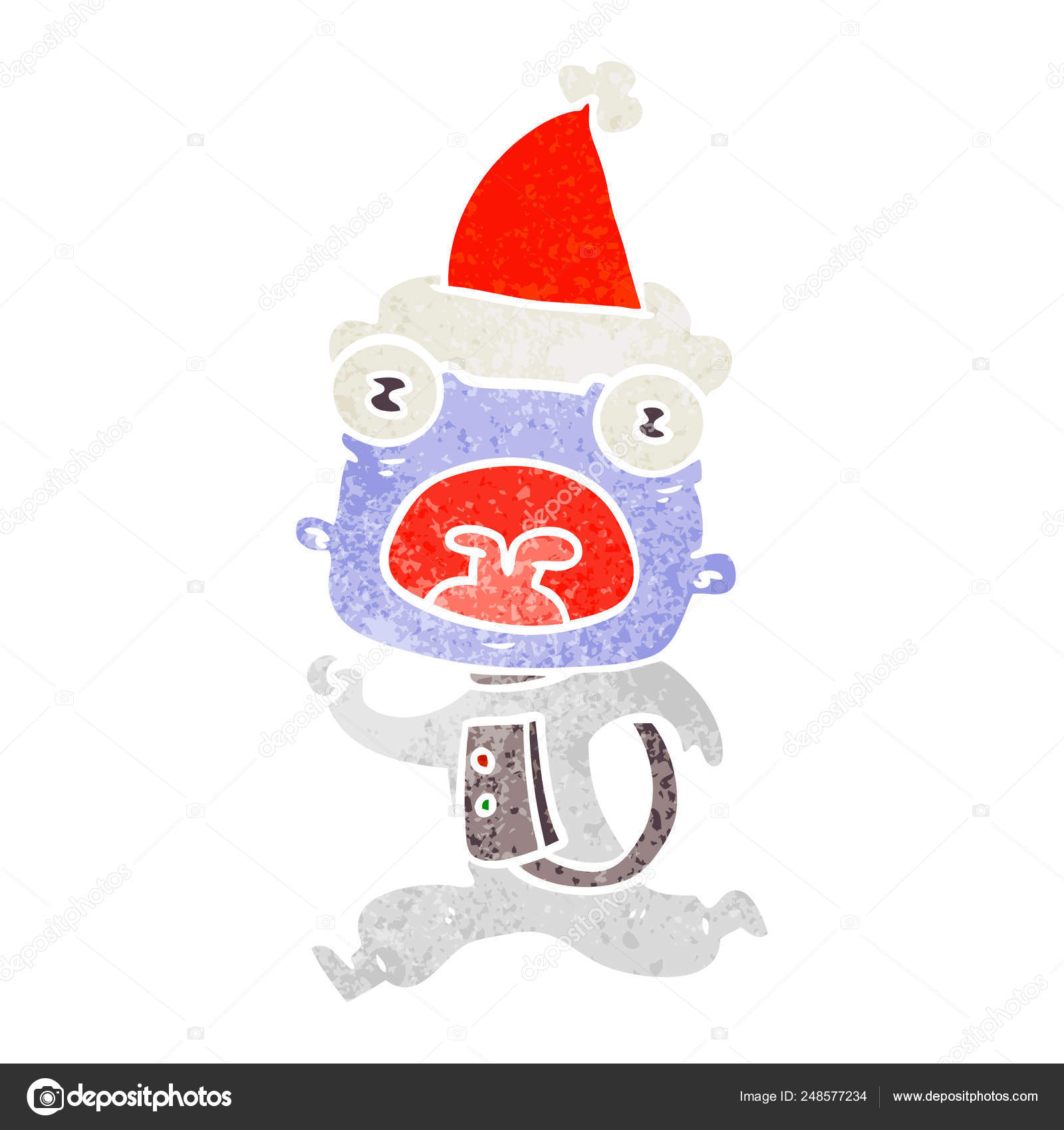 weird santa hat