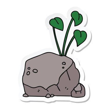 ilginç bir el etiket karikatür üzüm çizilmiş