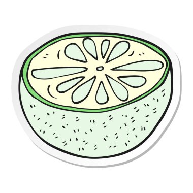 etiket bir çizgi film yarım kavun