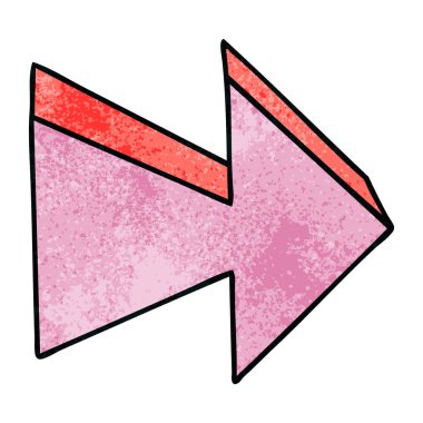 el çekilmiş ilginç karikatür oku