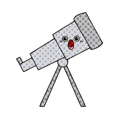 çizgi roman tarzı çizgi film teleskop