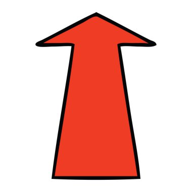 ilginç el çizilmiş karikatür oku