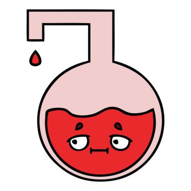 sevimli çizgi bilimsel deney 