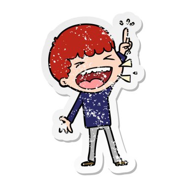 adam bir karikatür sıkıntılı etiket