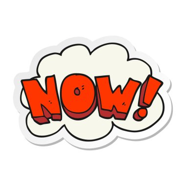 bir çizgi film şimdi Not etiket