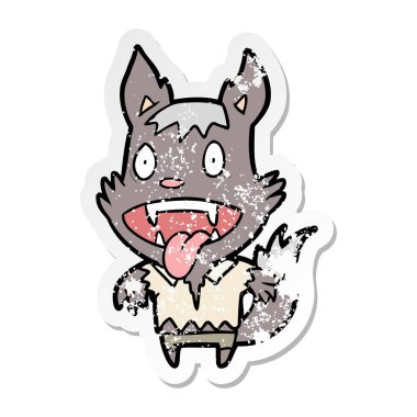 çizgi film kurt adam sıkıntılı etiket