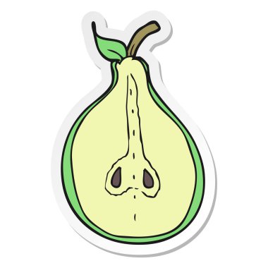 bir çizgi film armut etiket